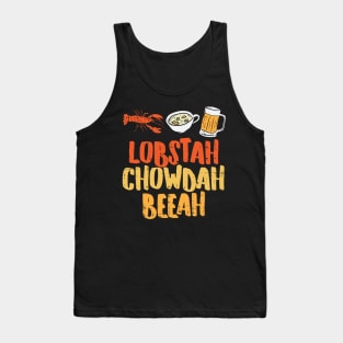 Lobstah Chowdah Beeah Tank Top